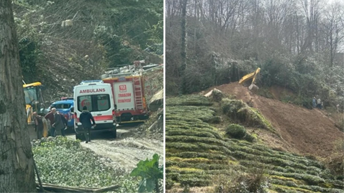 Trabzon'da isale hattı çalışması sırasında meydana gelen göçükte 3 işçi hayatını kaybetti