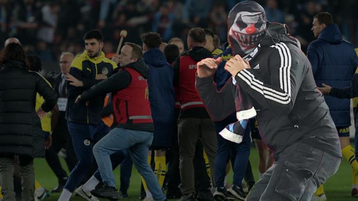 Trabzonspor-Fenerbahçe maçında sahaya giren maskeli taraftarla ilgili detaylar ortaya çıktı!