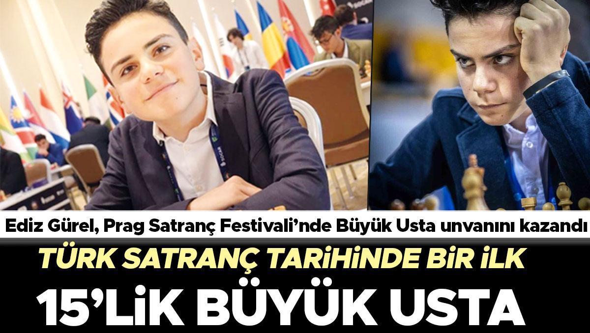 Türk satranç tarihinde bir ilk 15’lik ‘büyük usta’