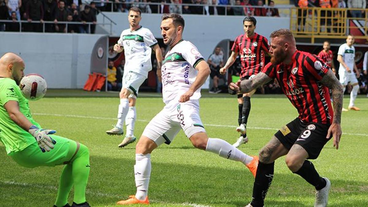 Çorum FK-Kocaelispor maçından galip çıkmadı