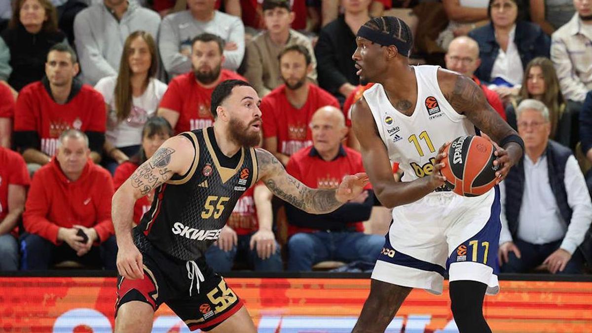 (ÖZET) Monaco - Fenerbahçe Beko maç sonucu: 93-88 | Fransa'dan 1-1 ile dönüyor!