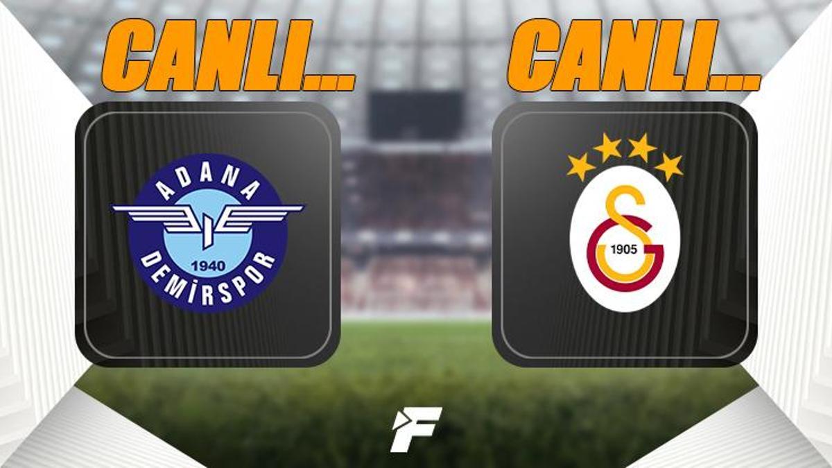 Adana Demirspor - Galatasaray maçı canlı izle | beIN Sports 1 canlı yayın (Adana Demirspor - Galatasaray maçı şifresiz) | Adana Demirspor - Galatasaray maçı şifresiz canlı izle