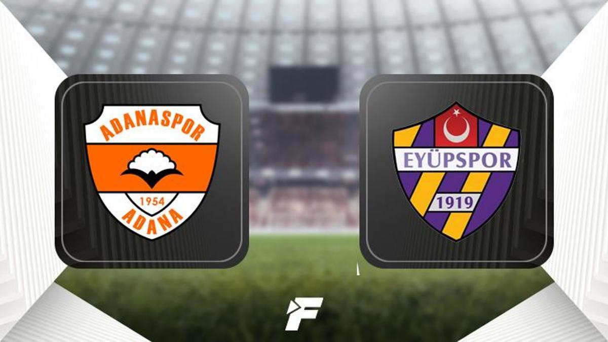 Adanaspor - Eyüpspor maçı ne zaman, saat kaçta, hangi kanalda?