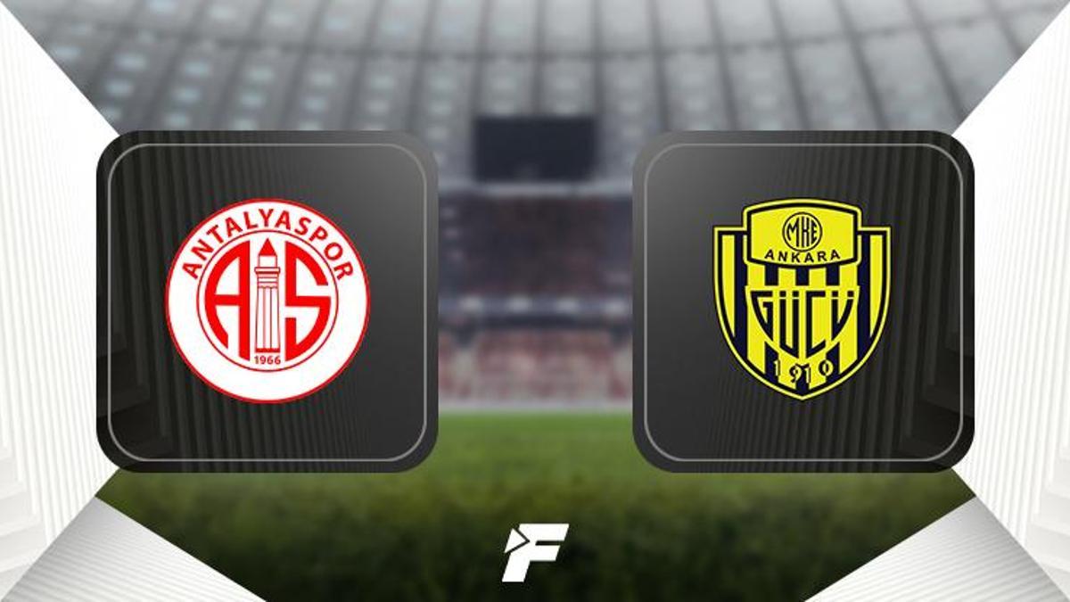 Antalyaspor - Ankaragücü maçı ne zaman, saat kaçta, hangi kanalda? (İlk 11'ler)