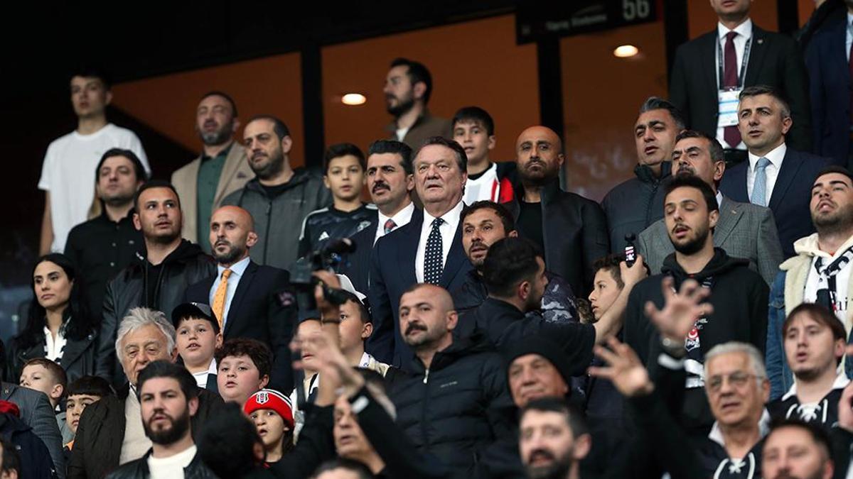 Beşiktaş Başkanı Hasan Arat'ın özel misafirledi