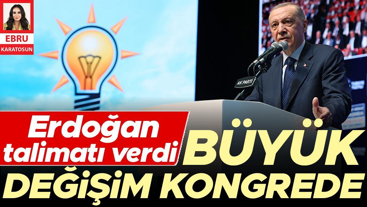 Büyük değişim kongrede