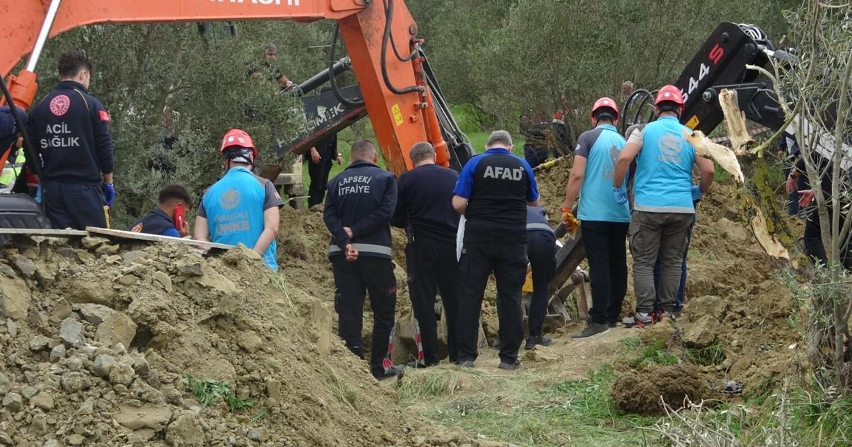 Çanakkale'deki toprak kaymasında 2 kişi hayatını kaybetmişti... 1 kişi gözaltında