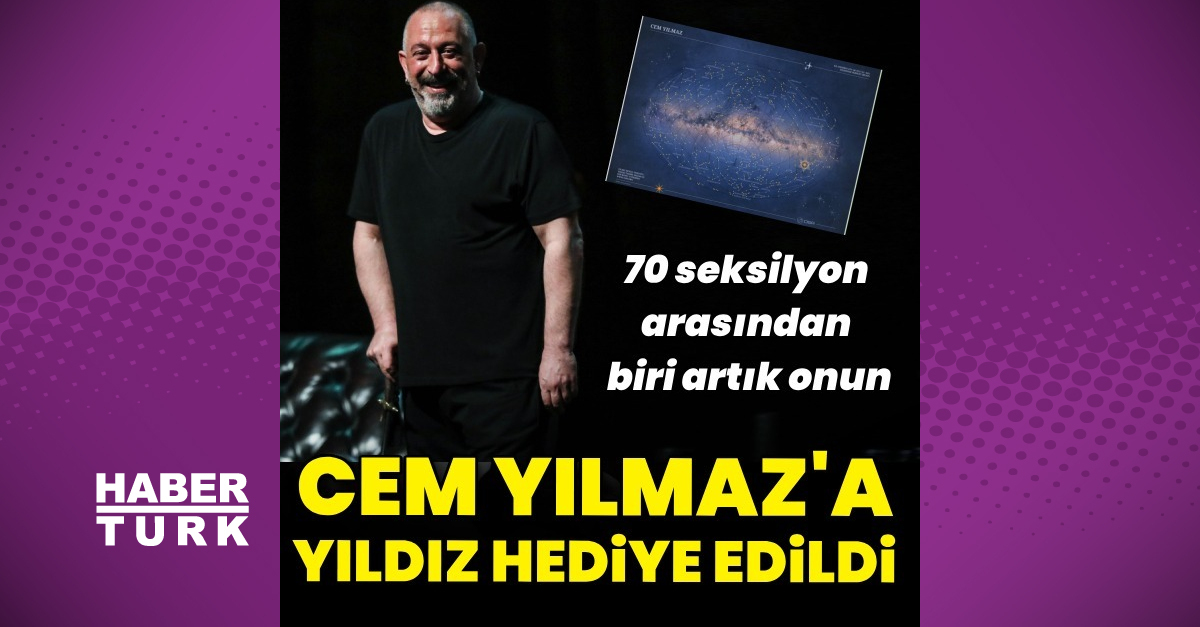 Cem Yılmaz'ın adı gökyüzünde bir yıldıza verildi - Magazin haberleri