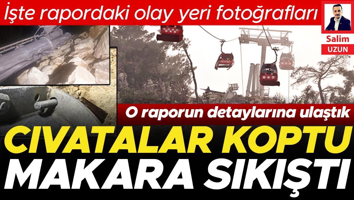 Cıvatalar koptu makara sıkıştı