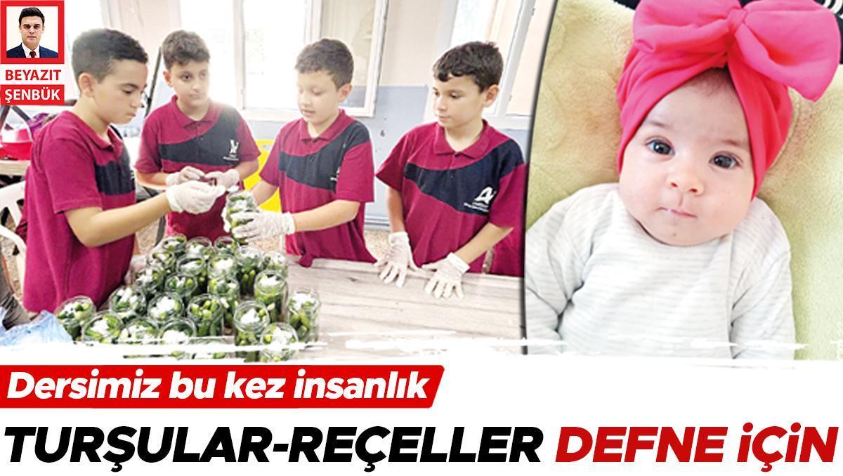 Dersimiz bu kez insanlık... Turşular reçeller defne için