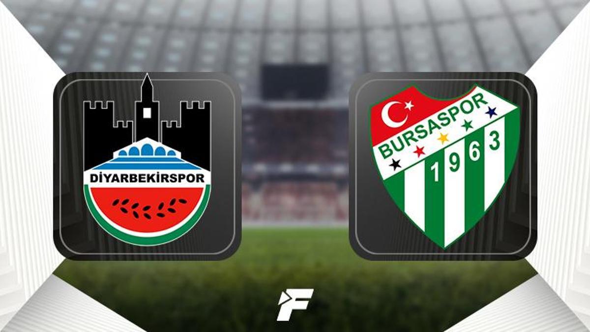 Diyarbekirspor - Bursaspor maçı ne zaman, saat kaçta, hangi kanalda?