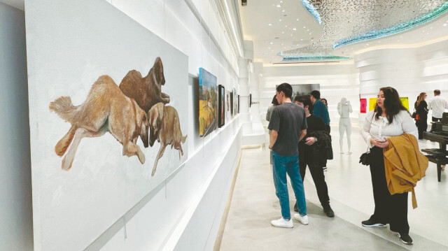 “Baharı Beklerken” sergisi ziyarete açıldı | Kültür Sanat Haberleri