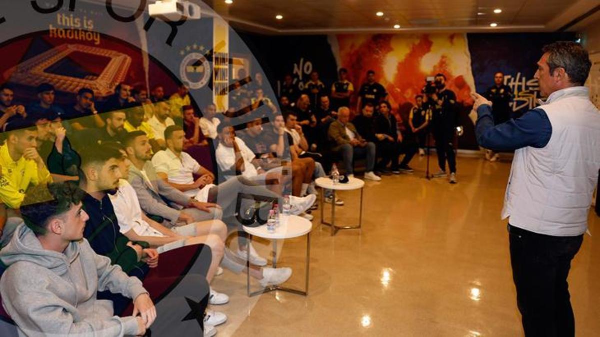 Fenerbahçe Başkanı Ali Koç, futbolcularla görüştü! Fikirlerini açıkladılar