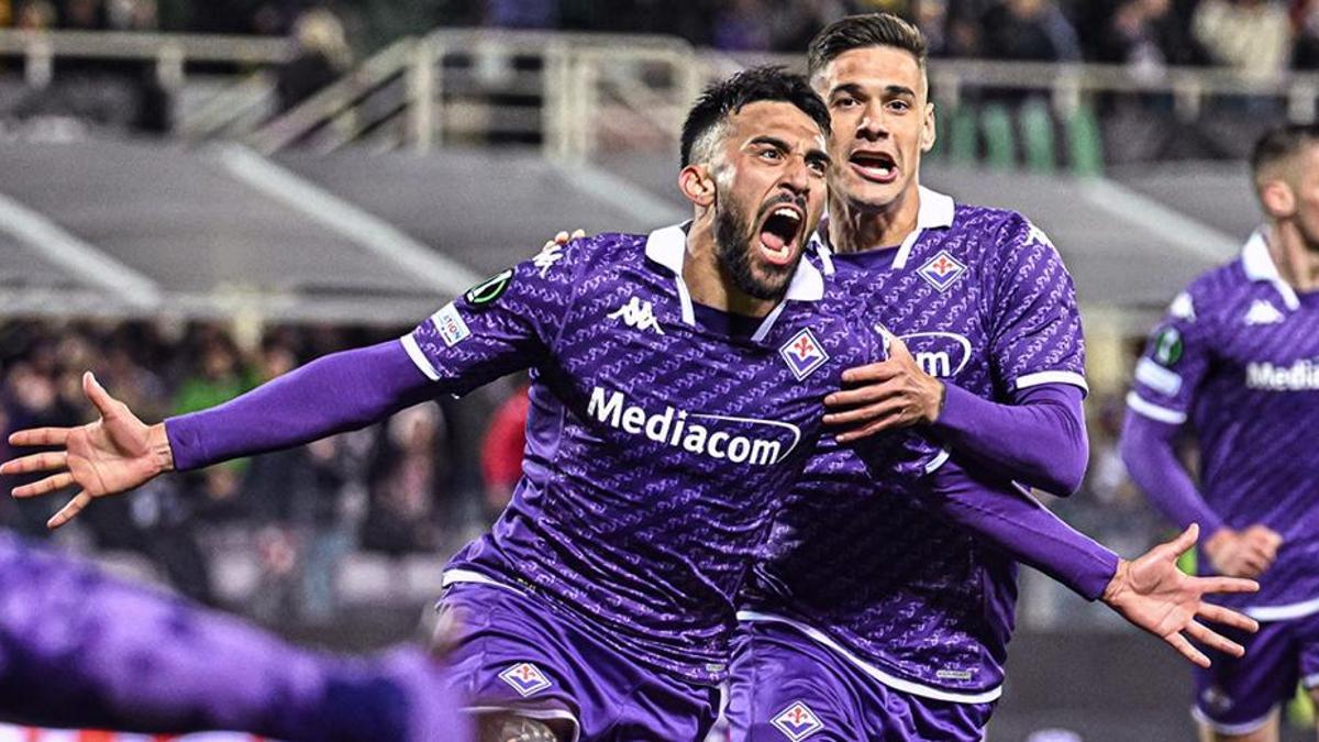 Fiorentina - Viktoria Plzen maç sonucu: 2-0 | Fiorentina, Konferans Ligi'nde yarı finalde!