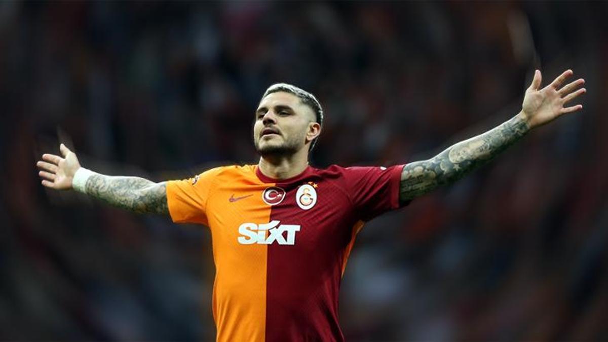 Galatasaray'da Mauro Icardi tarihe geçti! Bir ile imza attı