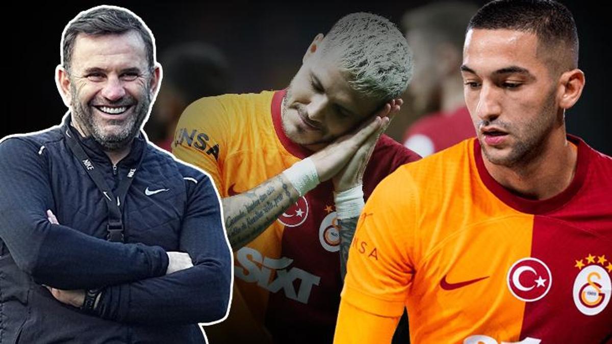 Galatasaray'da Okan Buruk'tan sürpriz Hakim Ziyech kararı! Icardi şampiyonluk havasına girdi