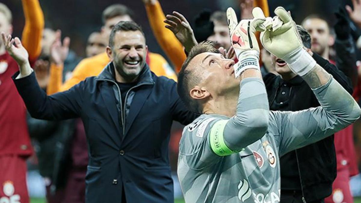 Galatasaray'da Okan Buruk'un rekor gecesi! Muslera'nın 500. maçı