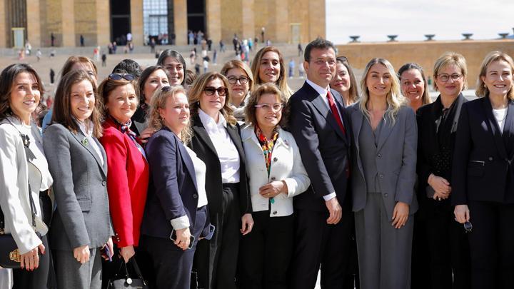 İBB Başkanı İmamoğlu, Anıtkabir'i ziyaret etti