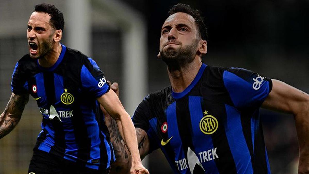 Inter'de Hakan Çalhanoğlu şov! 4 dakikada 2 gol...