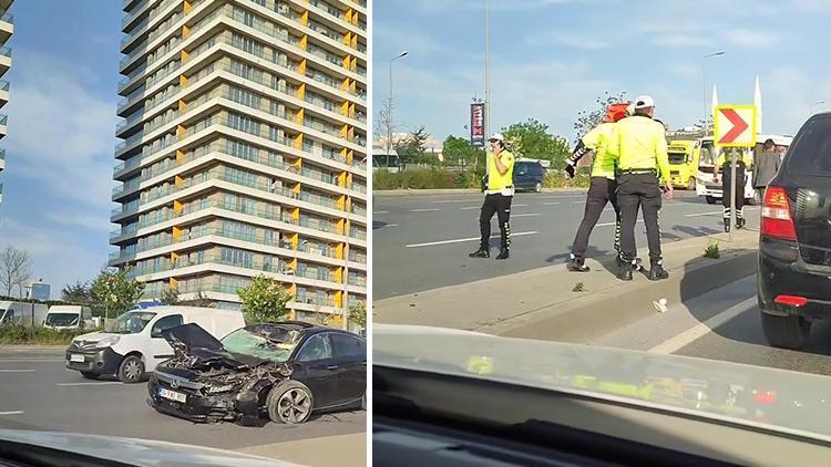 İstanbul Bağcılar'da zincirleme trafik kazasında 3 kişi yaralandı