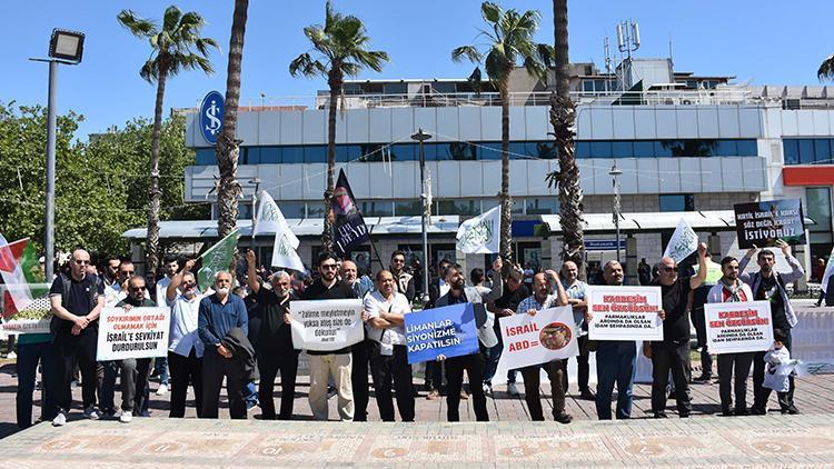 İzmir'de İsrail protestosu: Soykırıma dur de