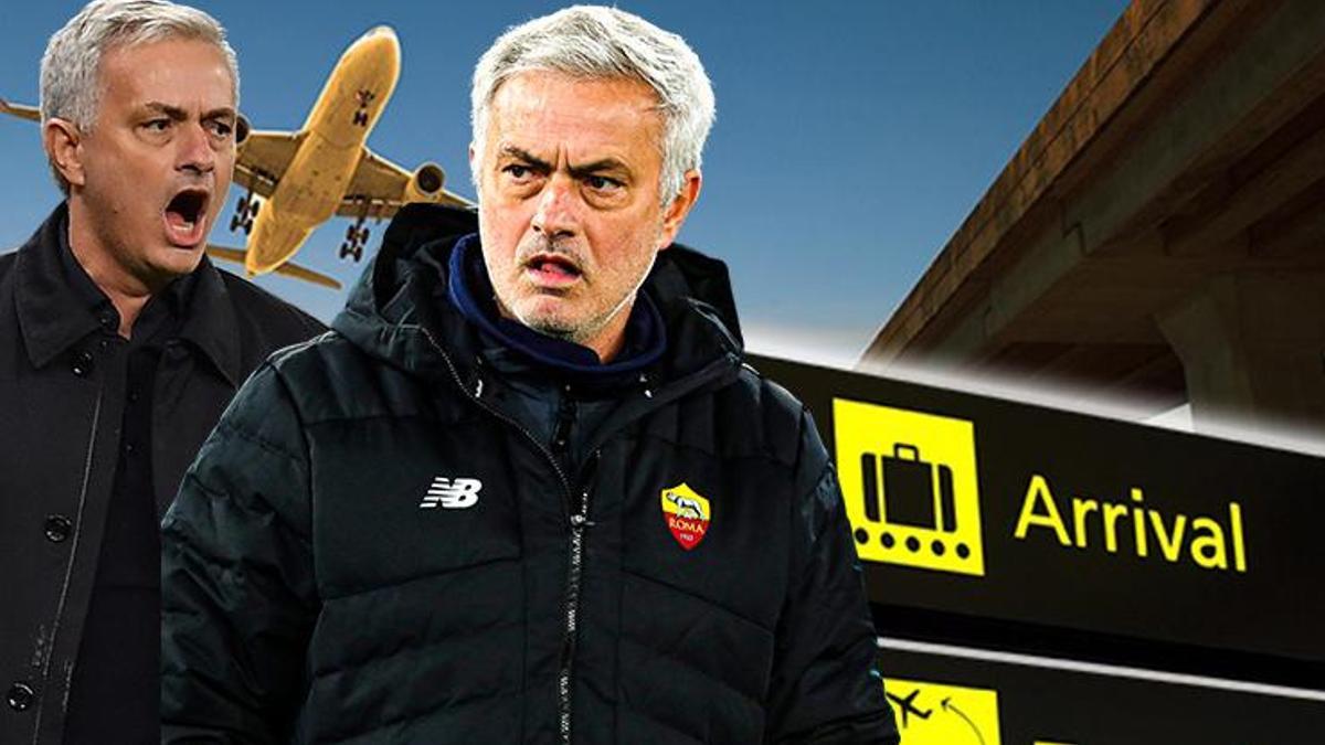 Jose Mourinho, İstanbul'a geldi! Taraftarları heyecanlandırdı...