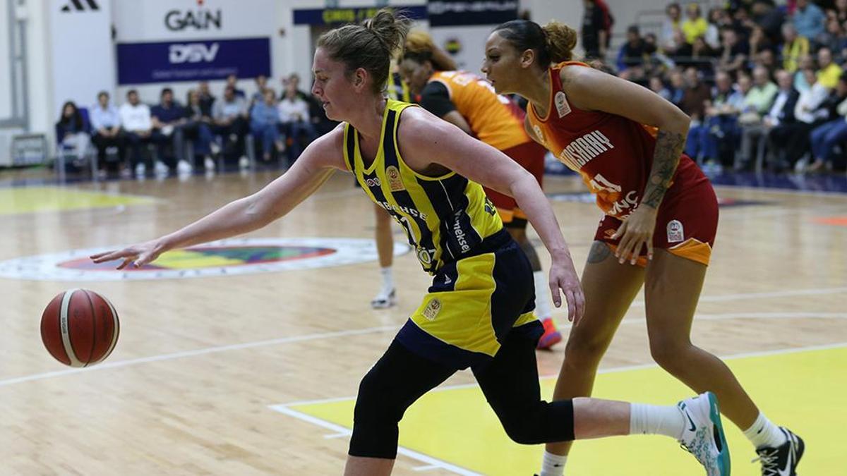 Kadın basketbolda Fenerbahçe - Galatasaray derbisinde ikinci randevu