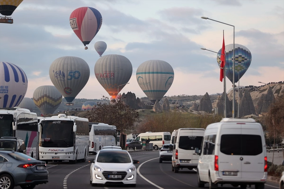 Kapadokya'da Bayram Tatili Yoğunluğu