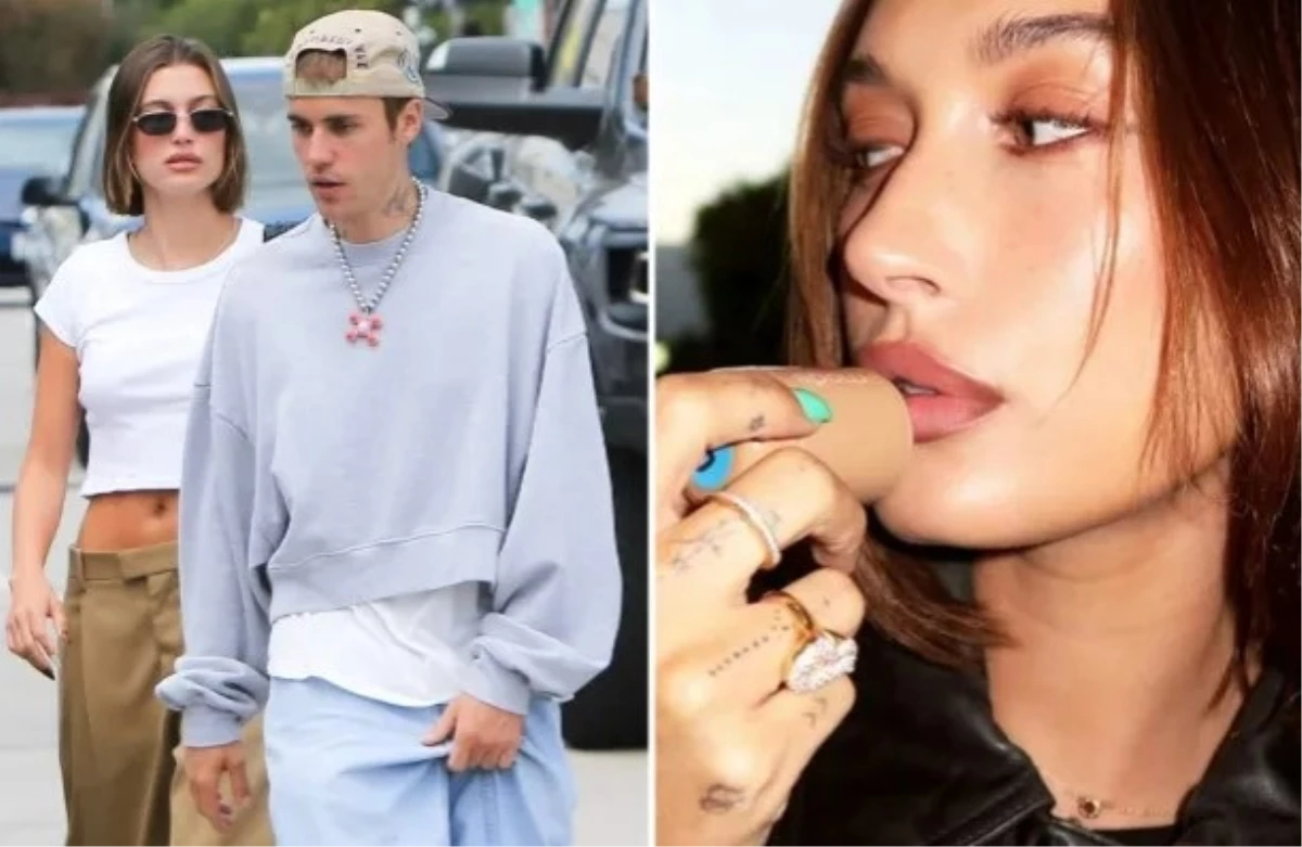 Kocası Justin Bieber ile evliliğinde sıkıntı yaşadığı söylenen Hailey Bieber, yüzüklü fotoğrafı paylaştı