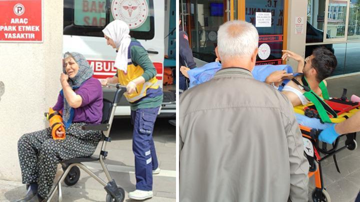 Konya'da ayaklarını çapa makinesine kaptırdı! Kurtarmak isteyen annesi de kolundan yaralandı