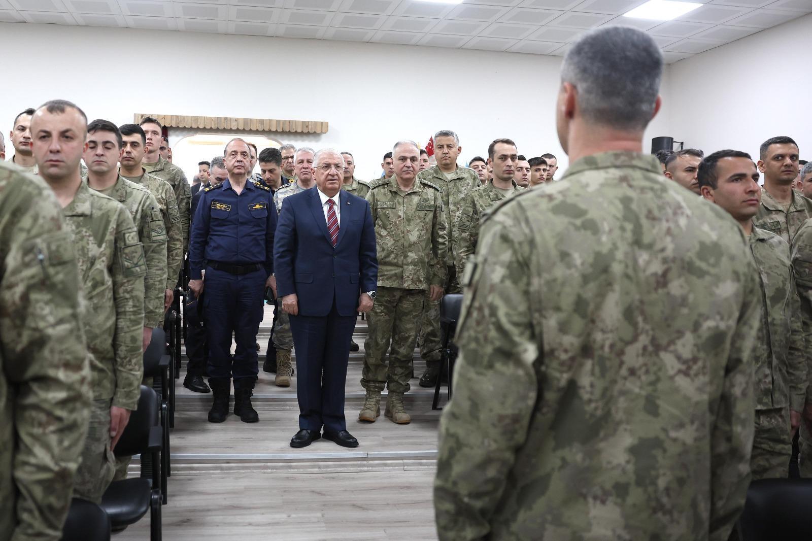 Milli Savunma Bakanı Yaşar Güler: Terör örgütünün belini doğrultmasına müsaade etmeyeceğiz