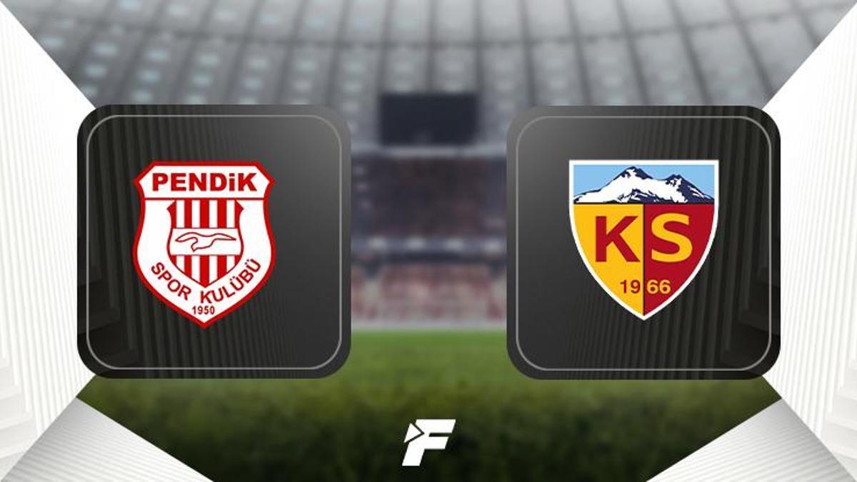 Pendikspor - Kayserispor maçı ne zaman, saat kaçta, hangi kanalda?