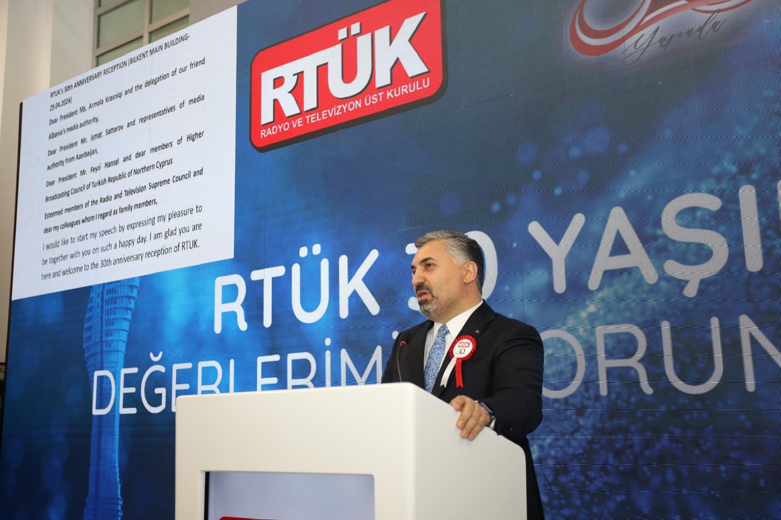 RTÜK Başkanı Şahin: RTÜK, toplumsal ve kültürel hassasiyetleri her şeyin önünde tutuyor