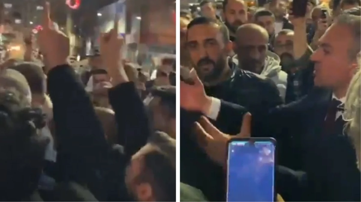 Sivas'ta seçimi kazanan BBP'li başkan, tekbir getirerek gösteri yapan partililerini susturdu