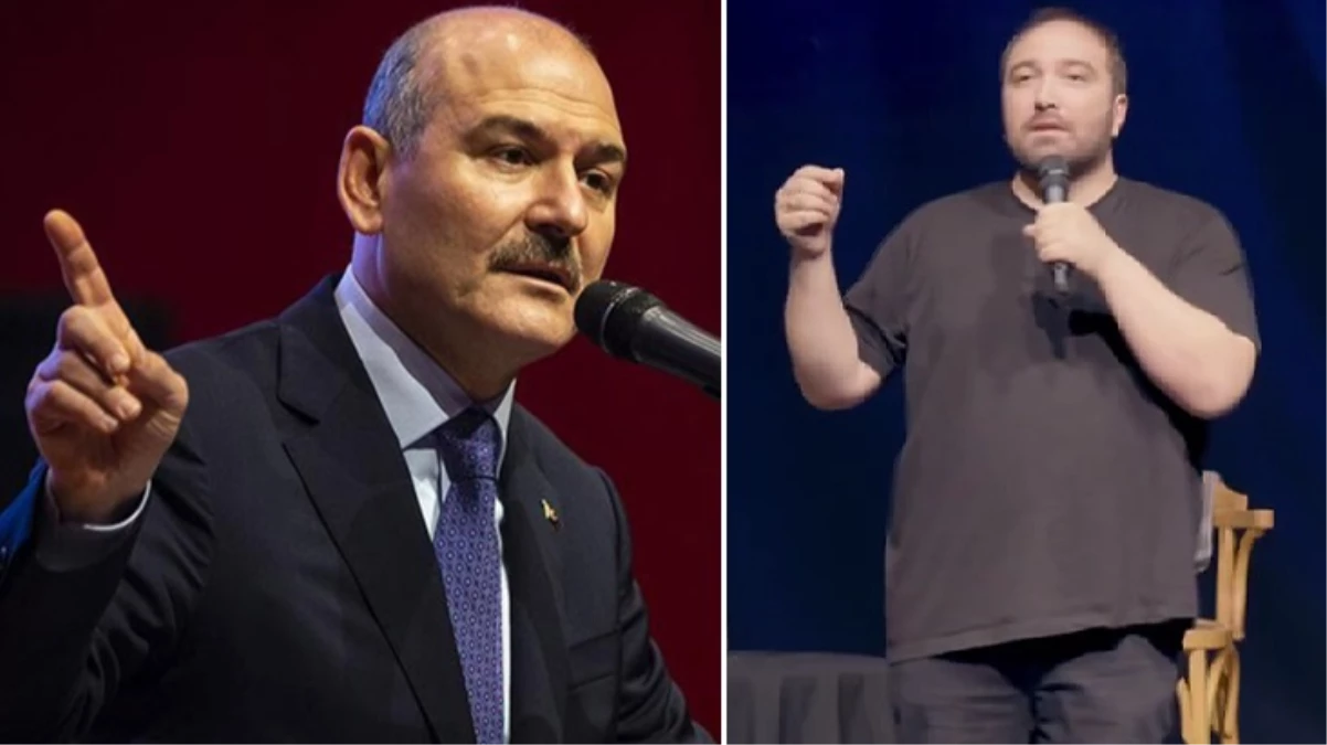 Soylu'dan komedyen Özgür Turhan'ın kendisiyle ilgili "uyuşturucu" sözlerine tepki gösterdi