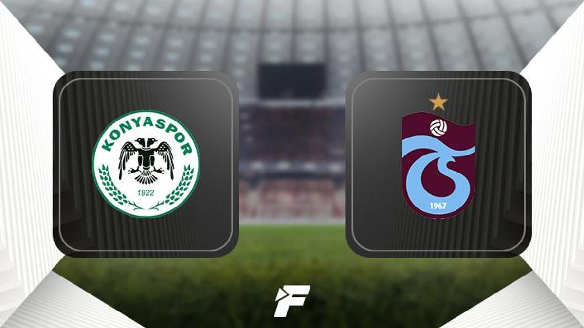 CANLI |                     Konyaspor - Trabzonspor maçı saat kaçta hangi kanalda?