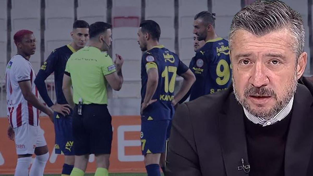 Tümer Metin Sivasspor - Fenerbahçe maçına damga vuran penaltı pozisyonunu yorumladı: Bana göre...