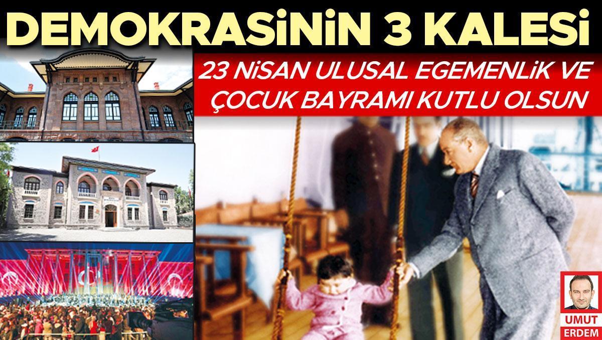 Tek katlı taş binadan bugüne Demokrasinin üç Meclis’i... 23 Nisan Ulusal Egemenlik ve Çocuk Bayramı kutlu olsun