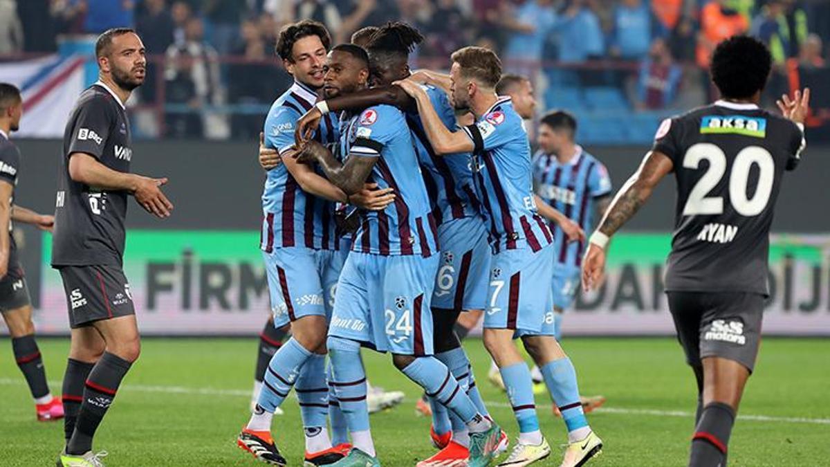 Trabzonspor 10 kişi de olsa Fırtına! Maçın kahramanı Visca