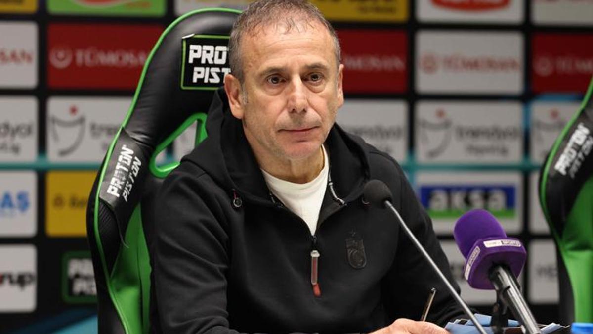 Trabzonspor Teknik Direktörü Abdullah Avcı, TFF'ye seslendi! 'Rica ediyorum'