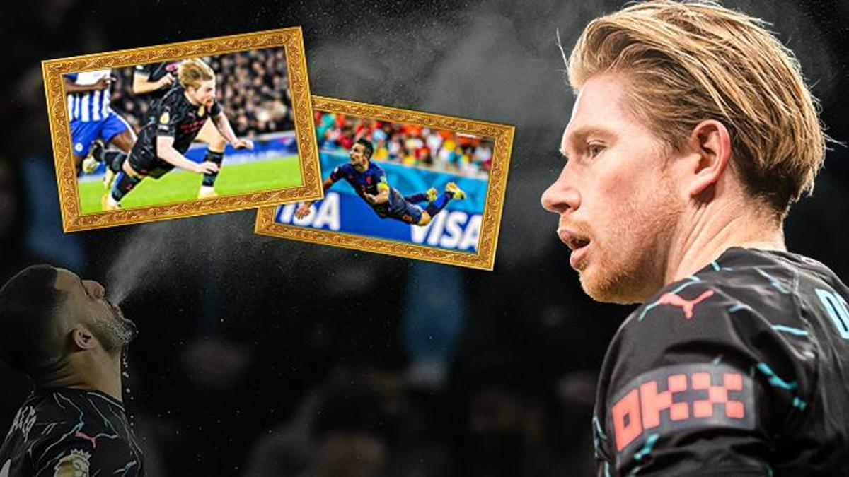 Uçan Belçikalı Kevin De Bruyne! Attığı inanılmaz gol Robin van Persie'yi akıllara getirdi