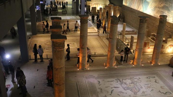 Zeugma Mozaik Müzesi’nde bayramın ikinci gününde günlük ziyaretçi rekoru kırıldı