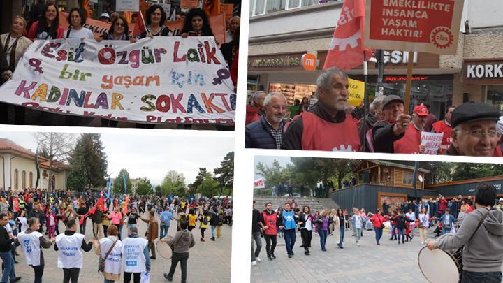 1 Mayıs Emek ve Dayanışma Günü kutlanıyor... Yurttan 1 Mayıs manzaraları