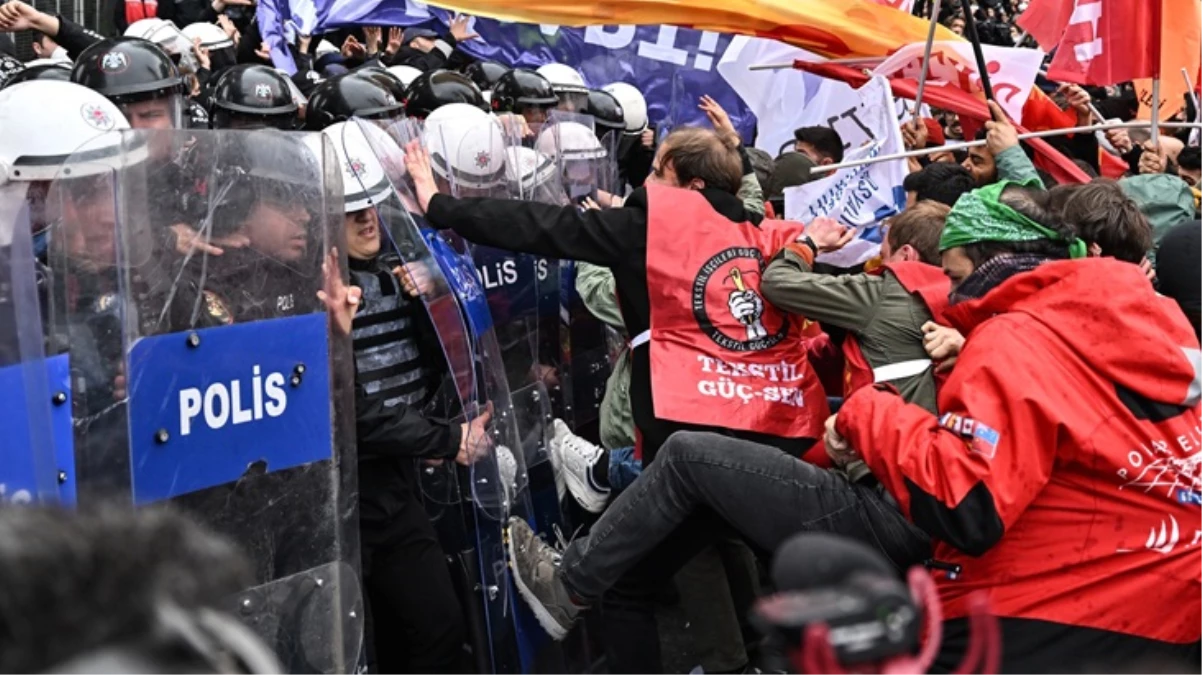 1 Mayıs gösterilerinde polise saldıran 38 kişi tutuklandı