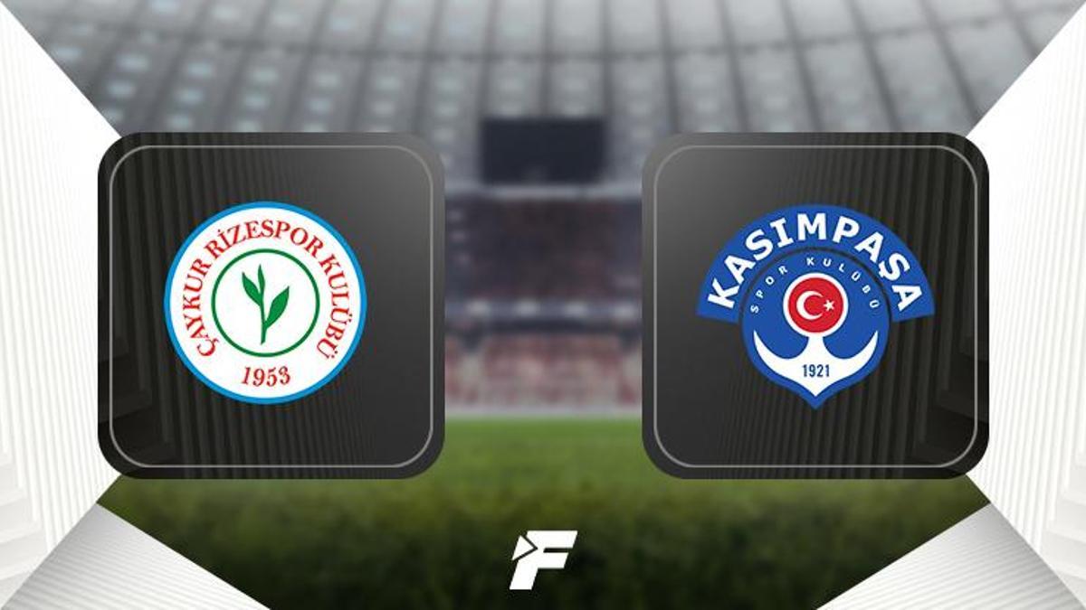 Çaykur Rizespor - Kasımpaşa maçı (CANLI)