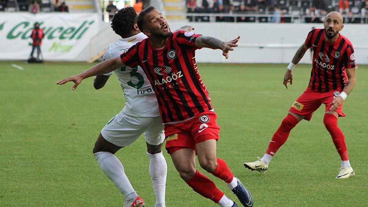 Çorum FK - Şanlıurfaspor maç sonucu: 1-1