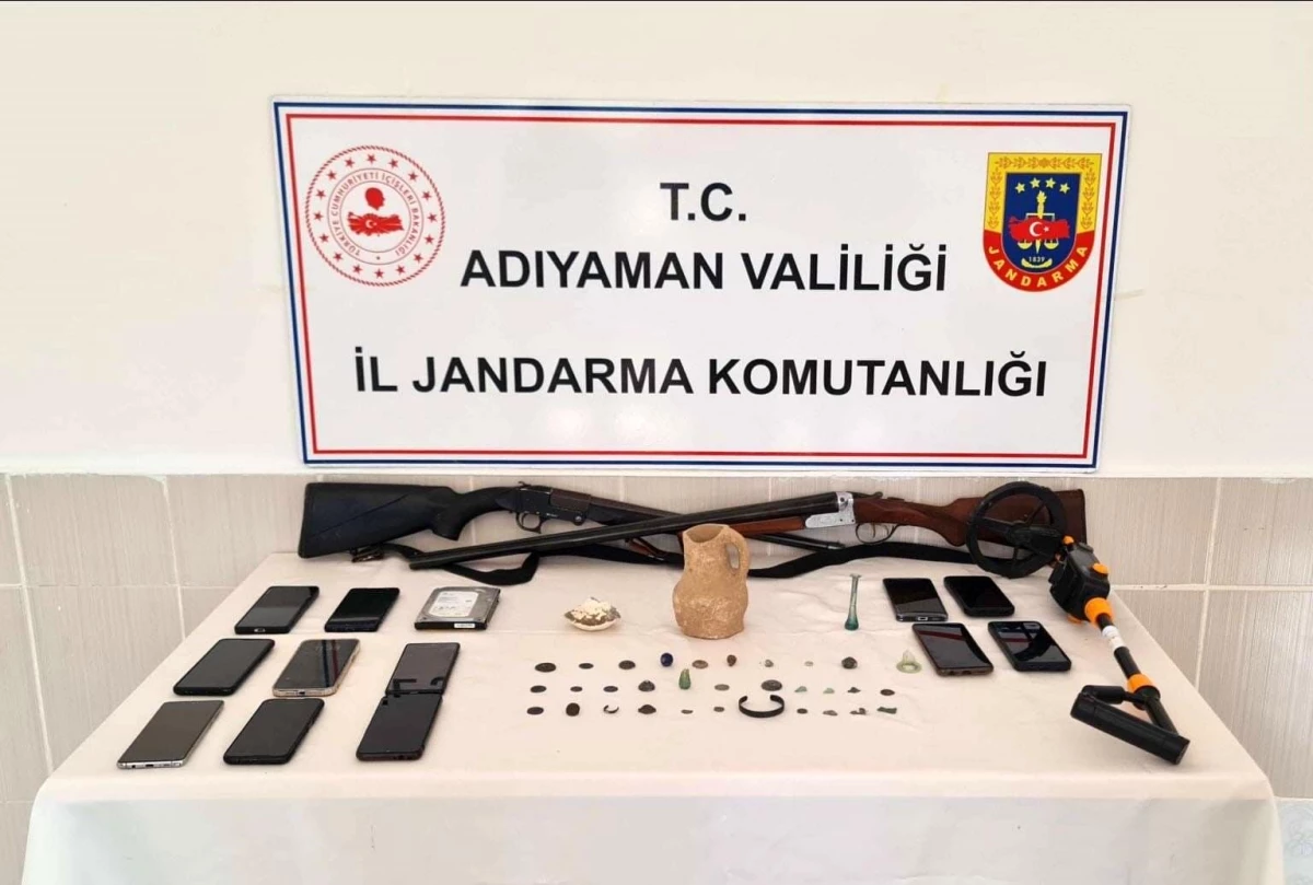 Adıyaman Merkezli Kültür ve Tabiat Varlıklarına Zarar Veren Suç Örgütüne Operasyon: 13 Gözaltı