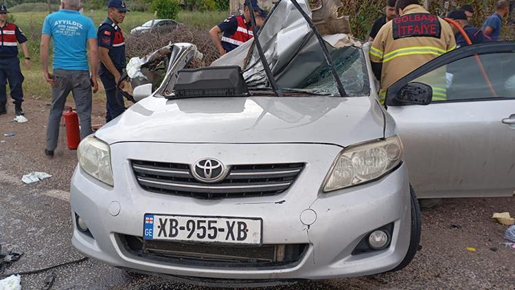 Adıyaman'da feci kaza! 2 can kaybı, 3 yaralı