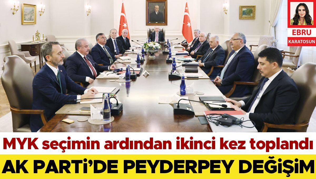 AK Parti’de peyderpey değişim