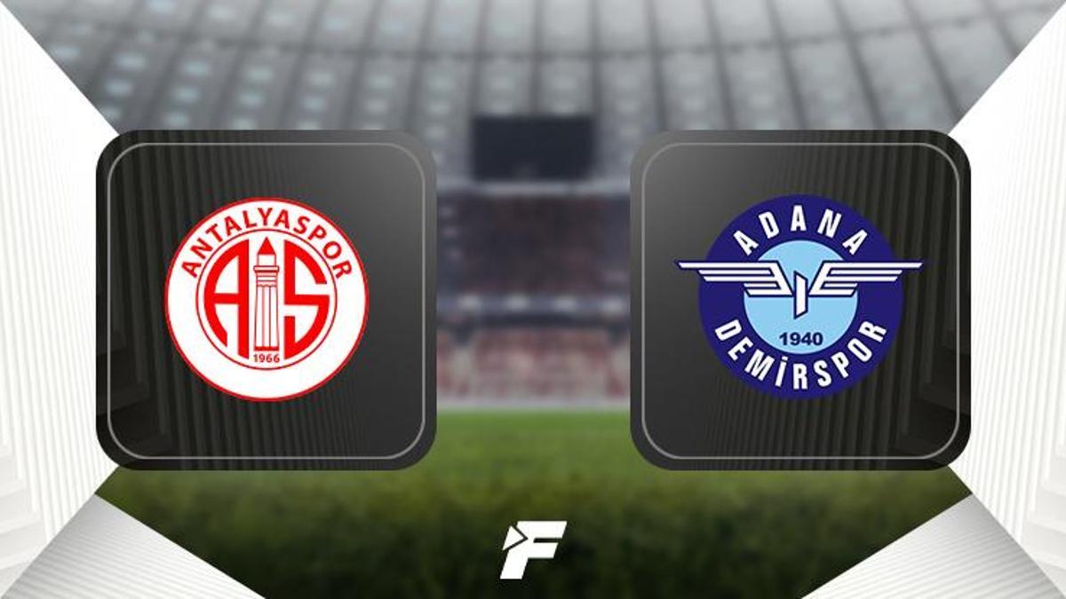 Antalyaspor - Adana Demirspor maçı (CANLI)